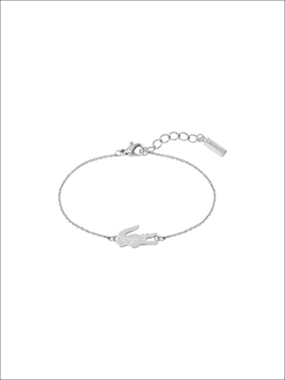 Stainless Steel Crocodile Chain Bracelet with Lobster Claw Clasp